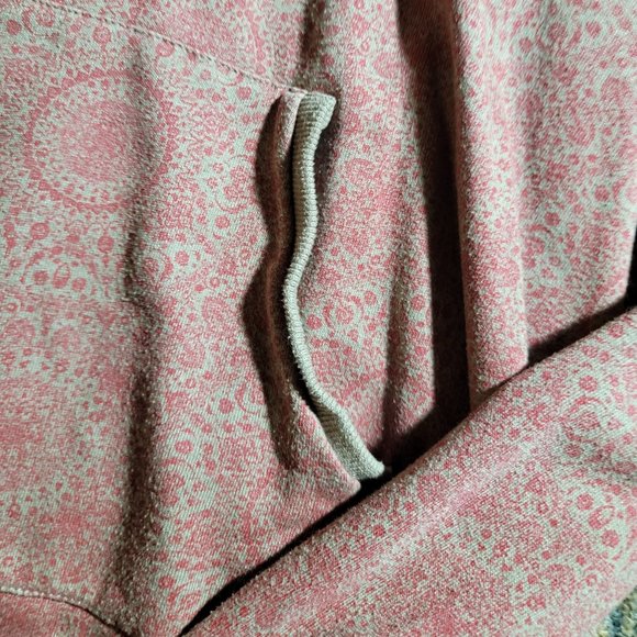 Alternative  Vintage Look Washed High Low Yoga Hoodie Size Large - Picture 8 of 12